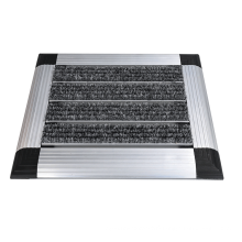 Amazon Hot Sales Dust-removal Non-Slip Metal Entry Outdoor Aluminum Alloy PVC Stripes Indoor Floor Mats